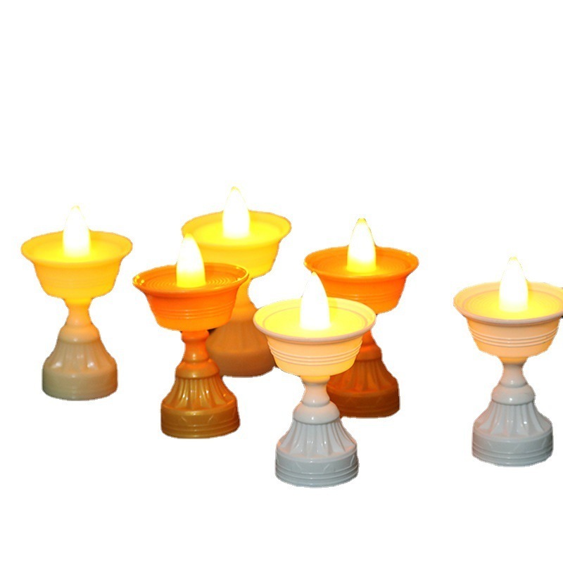 Party Decoration Small Tea Wax Wholesale Bedroom Creative Lighting Birthday Wedding Temple Sacrifice Led Electronic Candle Light