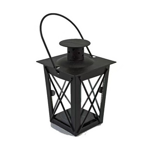 Tea Light Holder Vintage Black Metal Mini Lanterns Glass Decorative Candle Lanterns Tealight Candle Holder for Birthday Parties