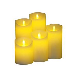 High Quality Real Paraffin Wax Flickering LED Candles With Remote Church Prayer Home Decoration Smokeless Secure LED Candles