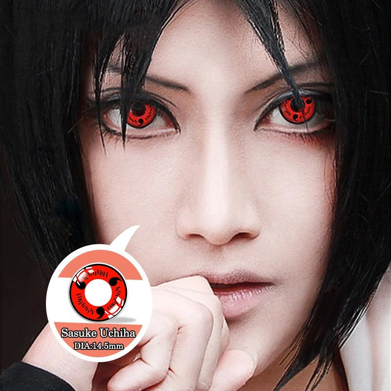 Wholesale  Fresh Cosplay Halloween Red  Contact Lenses Crazy Lens Daily  Contact Lens