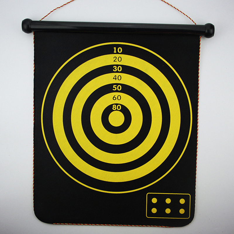 Custom Indoor Sport Portable Safety Hanging Magnetic Dart Board with 8 Flights