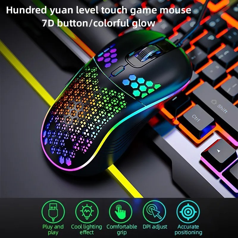 2024 New Arrival RGB Backlit Gaming Keyboard and Mouse gaming Wired Mechanical Keyboard and Mouse Combo