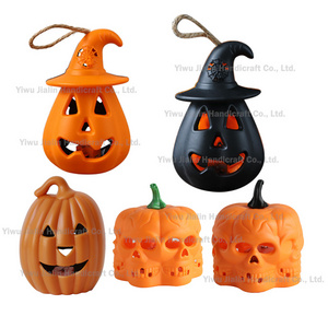 Halloween decorations flickering flameless candles led battery operated festival decor led candle halloween pumpkin light