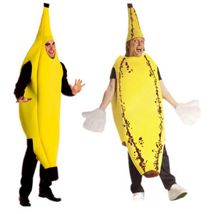 Banana Costume for Unisex Adult Deluxe Halloween Dress Up for Party Role Play Outdoor Activity