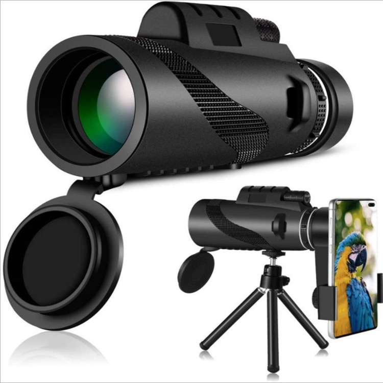 Source Factory Outdoors Monocular Telescope 40x60 High-powered Hd Focus Mobile Phone Monocular