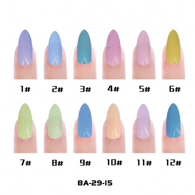 OEM 12 Colors Nail Tips Art Glue 30ml Excellent Adhesion DIY Extension Tips Polish Gel Nail Art Decoration Supplies