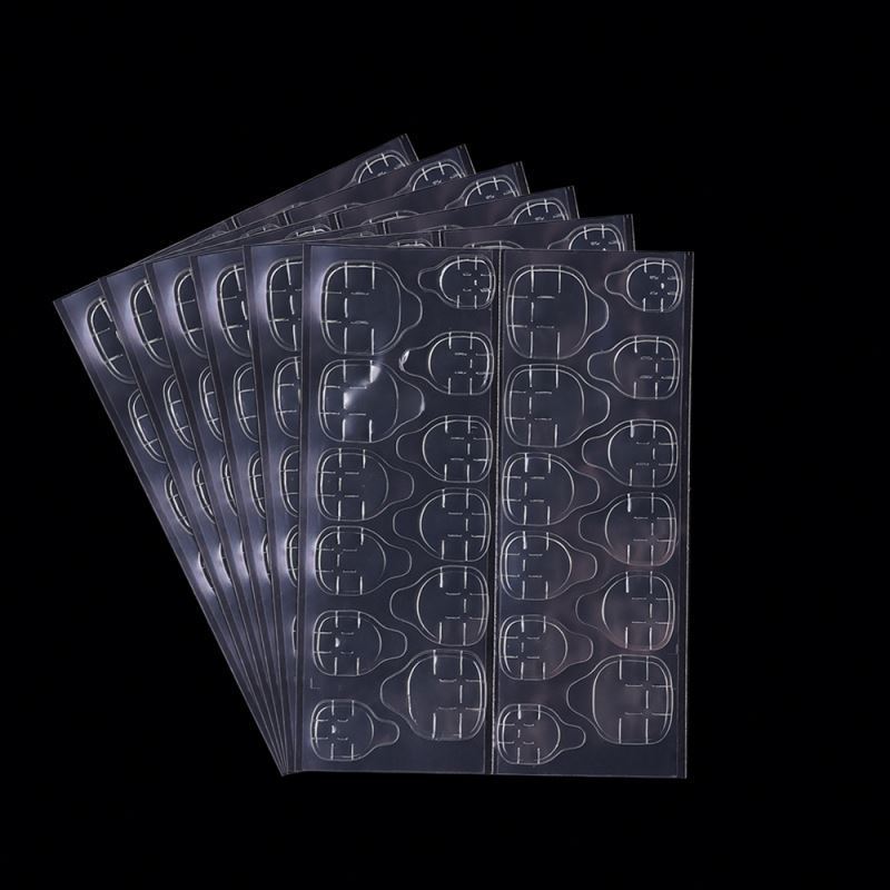 wholesale double-sided nail paste Manicure transparent jelly glue does not hurt nails to extend the nail wear patch