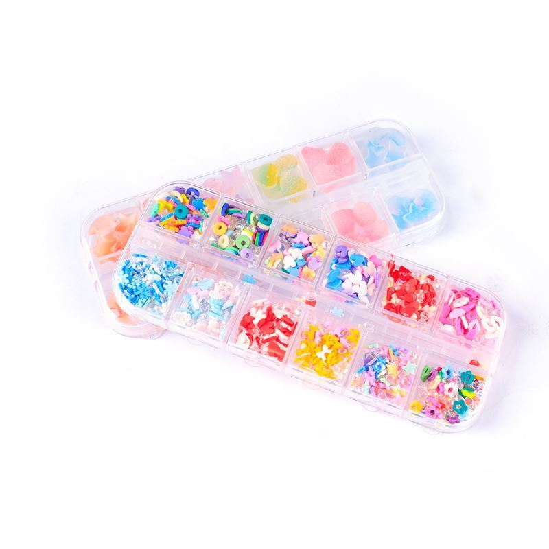 2024 hot style summer 3D Nail Art Decals Mickey Bow Sakura Soft Pottery Slice Multi-shape Acrylic DIY Nail Art Decorations