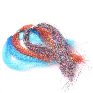 Wholesale Fishing Tying MaterialCrystal  Flash saltwater streamer flies  tying materials