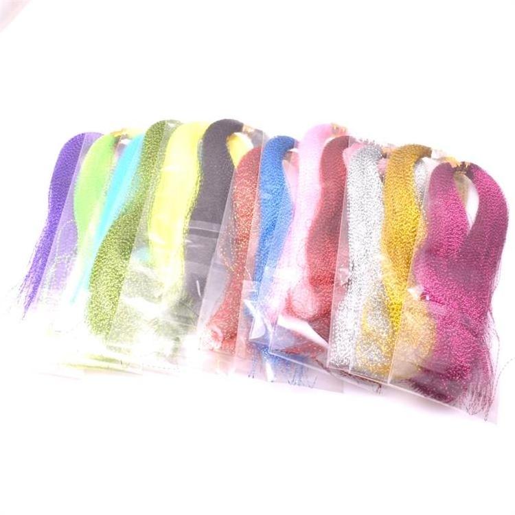 Wholesale Fishing Tying MaterialCrystal  Flash saltwater streamer flies  tying materials