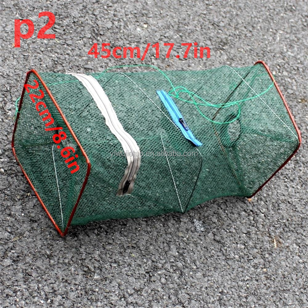 Fish Trap Cage Collapsible Landing Fishing Net Fishing Cage Marine Aquaculture Crab shrimp Fishing tackle