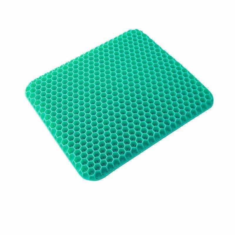 Layers Silicone Seat Cushion,Multi-functional Cooling Orthopedic Memory Gel Egg Chair Sitter Cushion