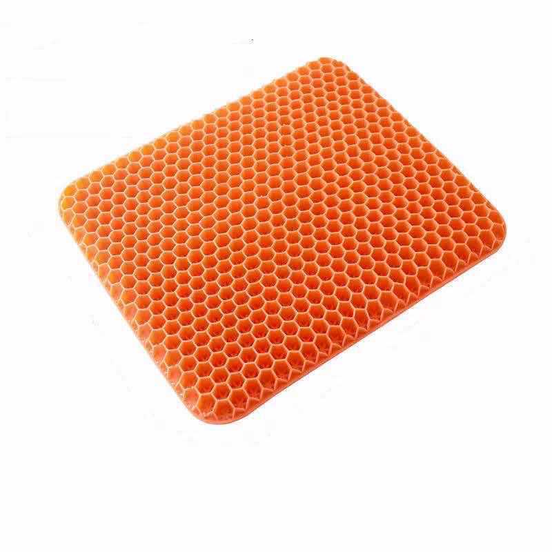 Layers Silicone Seat Cushion,Multi-functional Cooling Orthopedic Memory Gel Egg Chair Sitter Cushion