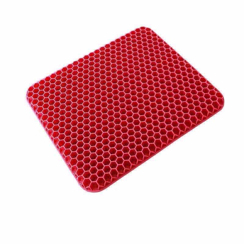 Layers Silicone Seat Cushion,Multi-functional Cooling Orthopedic Memory Gel Egg Chair Sitter Cushion