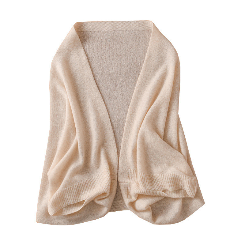 pure Cashmere Wool  Knit Cape Poncho Shawls Pashmina  good quality Multi Functional Scarves with sleeve