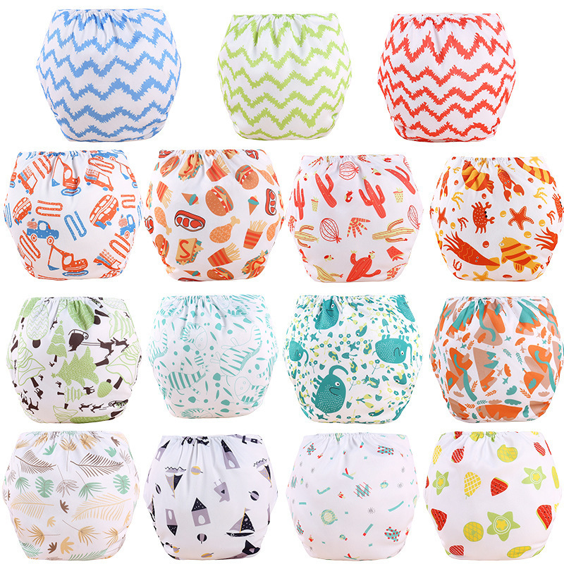 Baby Cloth Diapers One Size Adjustable Washable Reusable for Baby Girls and Boys