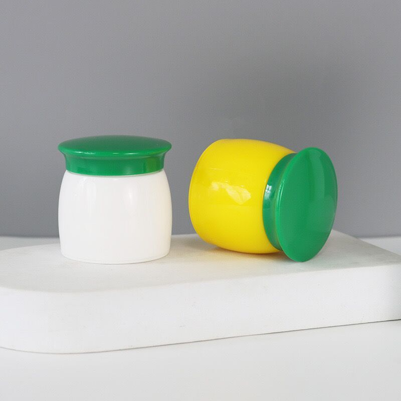 Factory Supply Contracted Design  Plain Mushroom Jar PP 20g Body Cream Jar Plastic Jars Face Cream