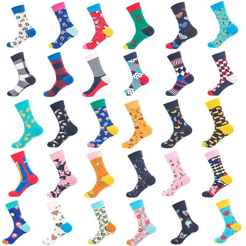 Factory Wholesale Custom logo OEM/ODM Fashion Socks Happy Socks