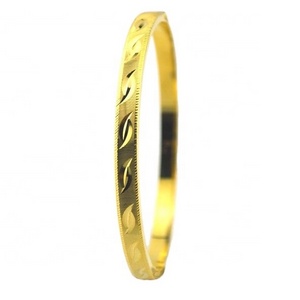 18k gold plated indian hand make shape for woman girls gift jewellery bangle