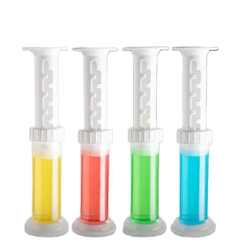 Flower Gel Detergent Natural Fragrance Toilet Cleaner Deodorizer Toilet Bowl Cleaner Syringes Toilet Cleaner Gel