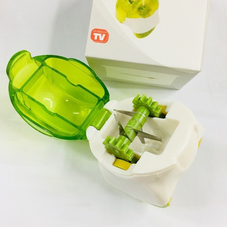 Kitchen Garlic Chopper Plastic Rolling Garlic Hand Chopper Crusher Slicer