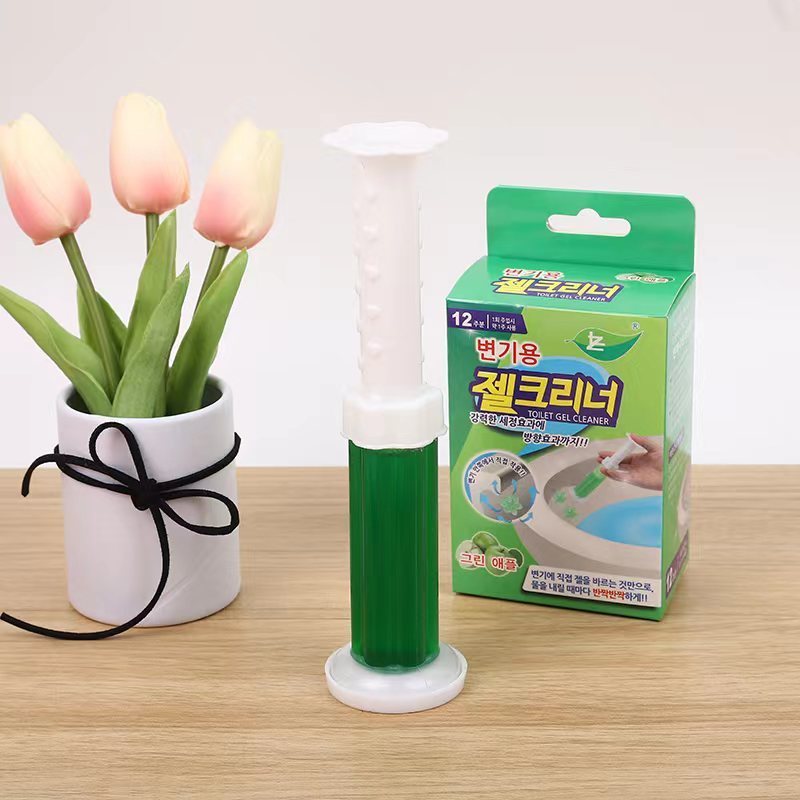 Flower Gel Detergent Natural Fragrance Toilet Cleaner Deodorizer Toilet Bowl Cleaner Syringes Toilet Cleaner Gel