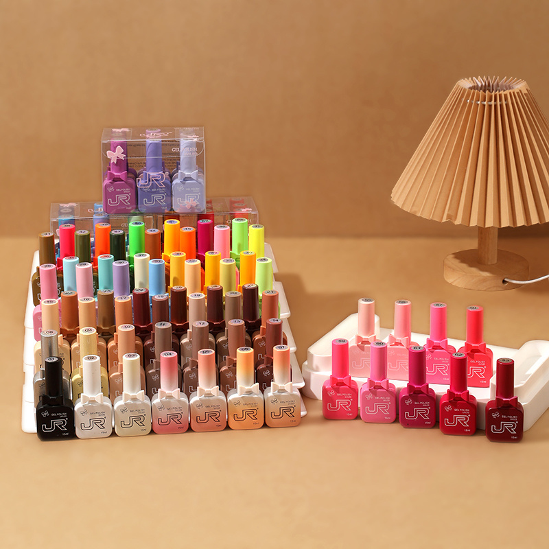 OEM 90 Colors JR Butterfly Nail Polish Private Label UV Gel Semi Cured Long Lasting Soak off Gel Polish