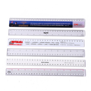 PS Plastic Ruler Flexible Ruler with inches and metric Measuring