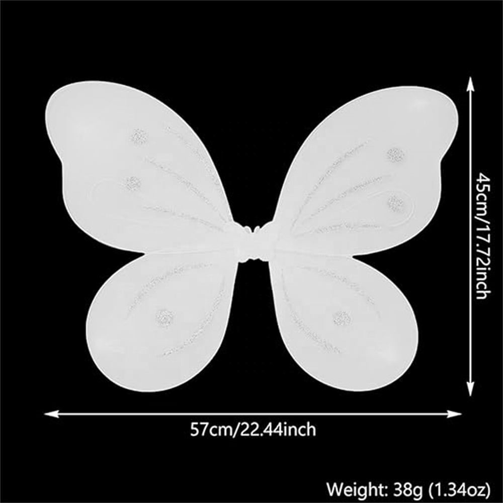 Wholesale Butterfly Craze Angel Princess Girls' Fairy Wings Kids Costume Butterfly Wings for Party Dress Up