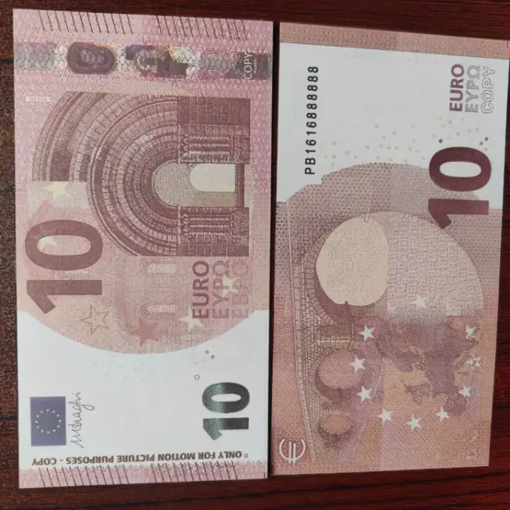 Custom Prop Euro Money Bank Realistic Various Denominations Ancestor Money Notes Movie Prop Prop Money Euro toys