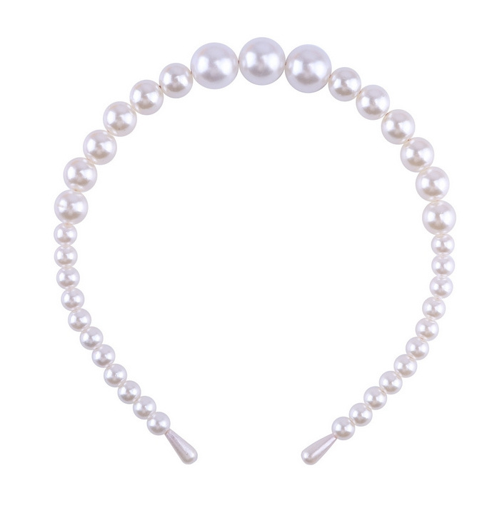 New Children's Pearl Hair Hoops Kids Handmade Hair Bands Girls Jewelry Headbands for Wedding Party Fashion Hair Accessories