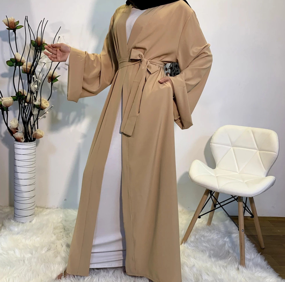 Wholesale Arab Turkish Dubai Long Muslim Dress Women Islamic Dresses Plain White Color Latest Designs Pray Simple Black Abaya