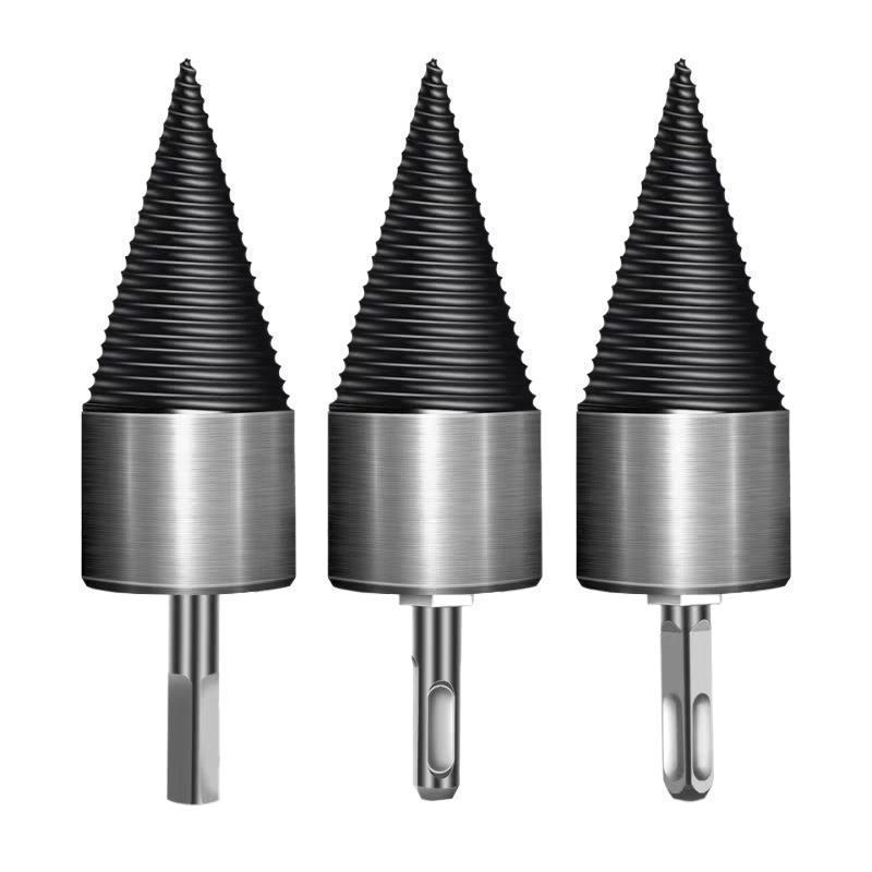 Firewood Log Splitter 32 42 MM Wood Splitter Drill Bits Split Heavy Duty Drill Screw Cone Driver for Hand Drill Stick