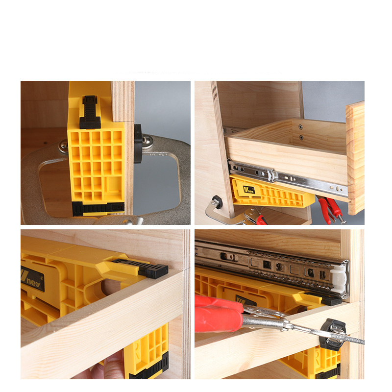 Drawer Installation Aid Track New Tool Accurate Drawer Jig Drawer Positioner Holder Diy Woodworking Tools