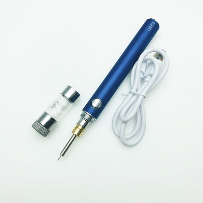 Upgraded USB Charging Thread Burning Pen Braided Thread Head Leather Sewing  Quick Hot Welding Wax Portable Pen