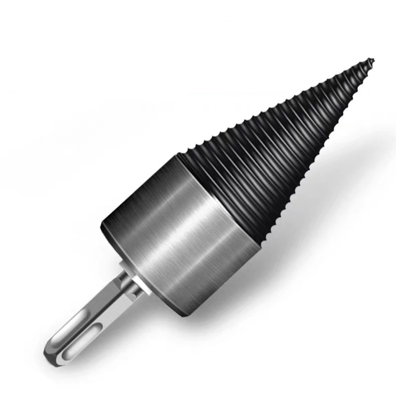 Firewood Log Splitter 32 42 MM Wood Splitter Drill Bits Split Heavy Duty Drill Screw Cone Driver for Hand Drill Stick