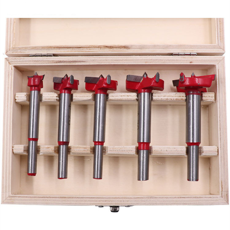 15/20/25/30/35mm Woodworking Forstner Wood Drill Bits For Smooth Finish Flat Bottomed Holes Hinge Boring With Wood Box