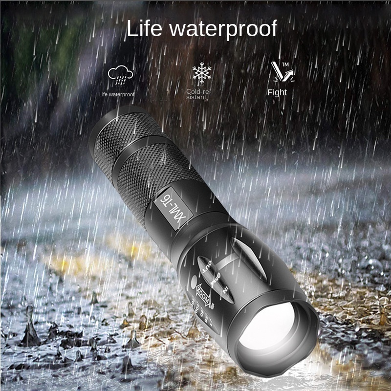 LED Flashlight Portable Rechargeable XPE Flash Light Torch Lantern 3 Lighting Modes Camping Light Mini Led Flashlight Emergency