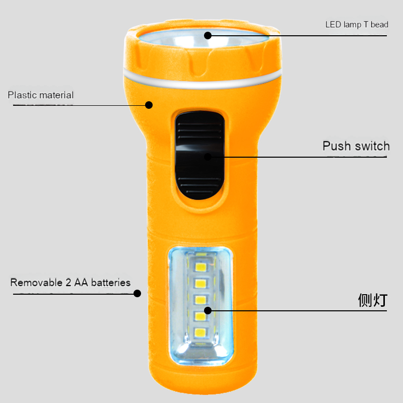 DP High Power Mini Torch Light Led Flashlight Long Range Powerful Hand Torch Light