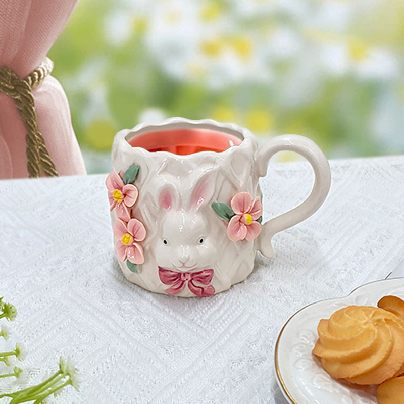 On Sale Hand-painted Creative Retro Ceramic cute Mug Unique Coffee Mugs With Wholesaler