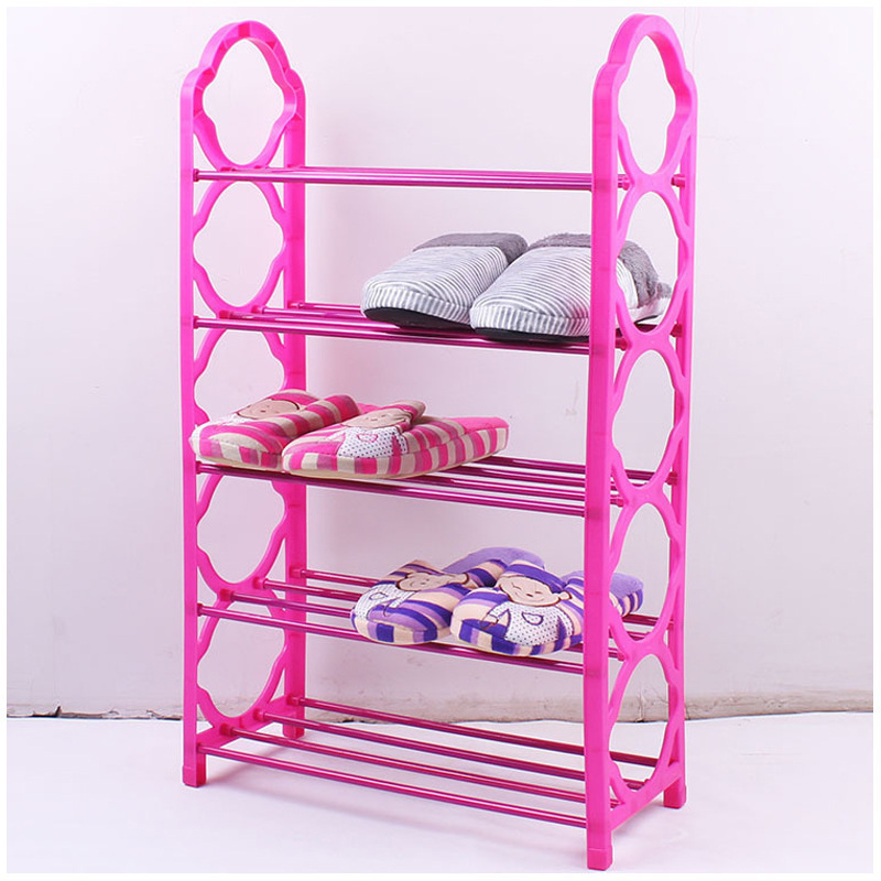 Hot Product China factory modern shoe rack 5 tiers organizer simple plastic shoe rack cheap shoe rack