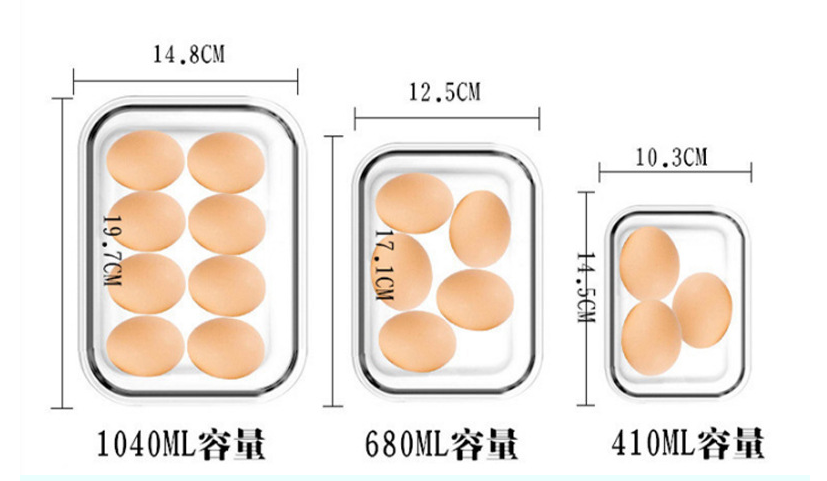 Hot sell Rowell Baby Pink Natural Stacked Keep Fresh Air Tight Airtight BPA Free Square Glass KitchenContainer With Lid