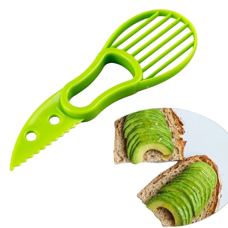 Multifunction Convenience Kitchen Cutting Tools Avocado Cutter 3-In-1 Avocado Slicer Shea Corer