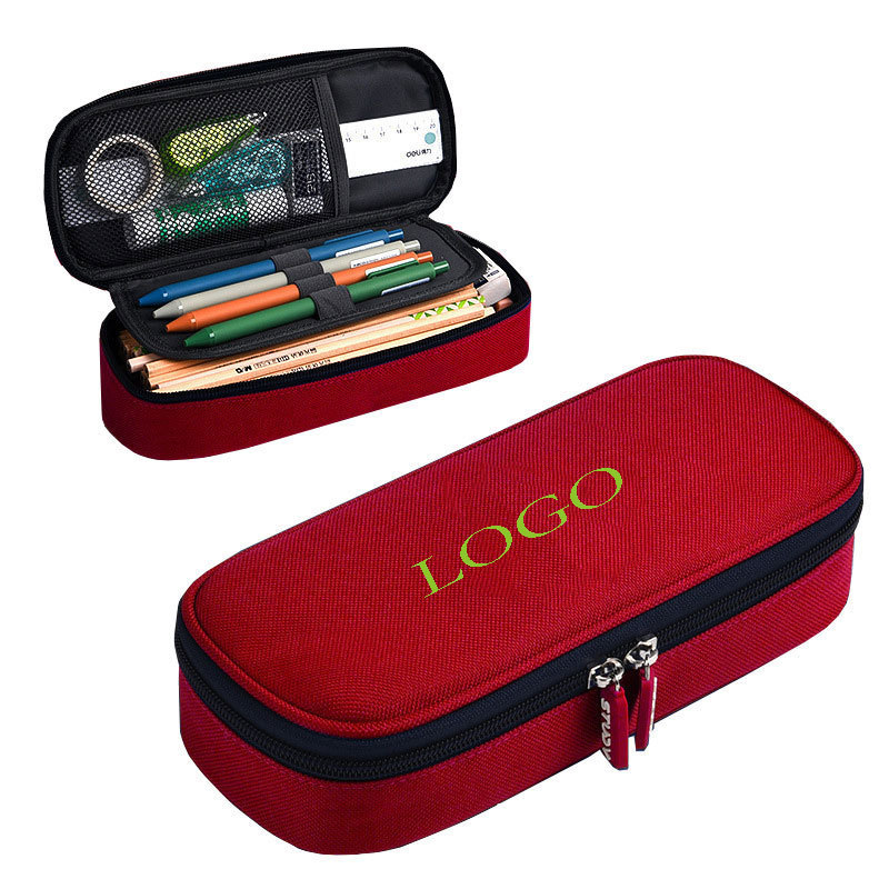 British College Style Pen Bag Multifunctional Student Oxford Cloth  custom printed pencil case Stationery Box