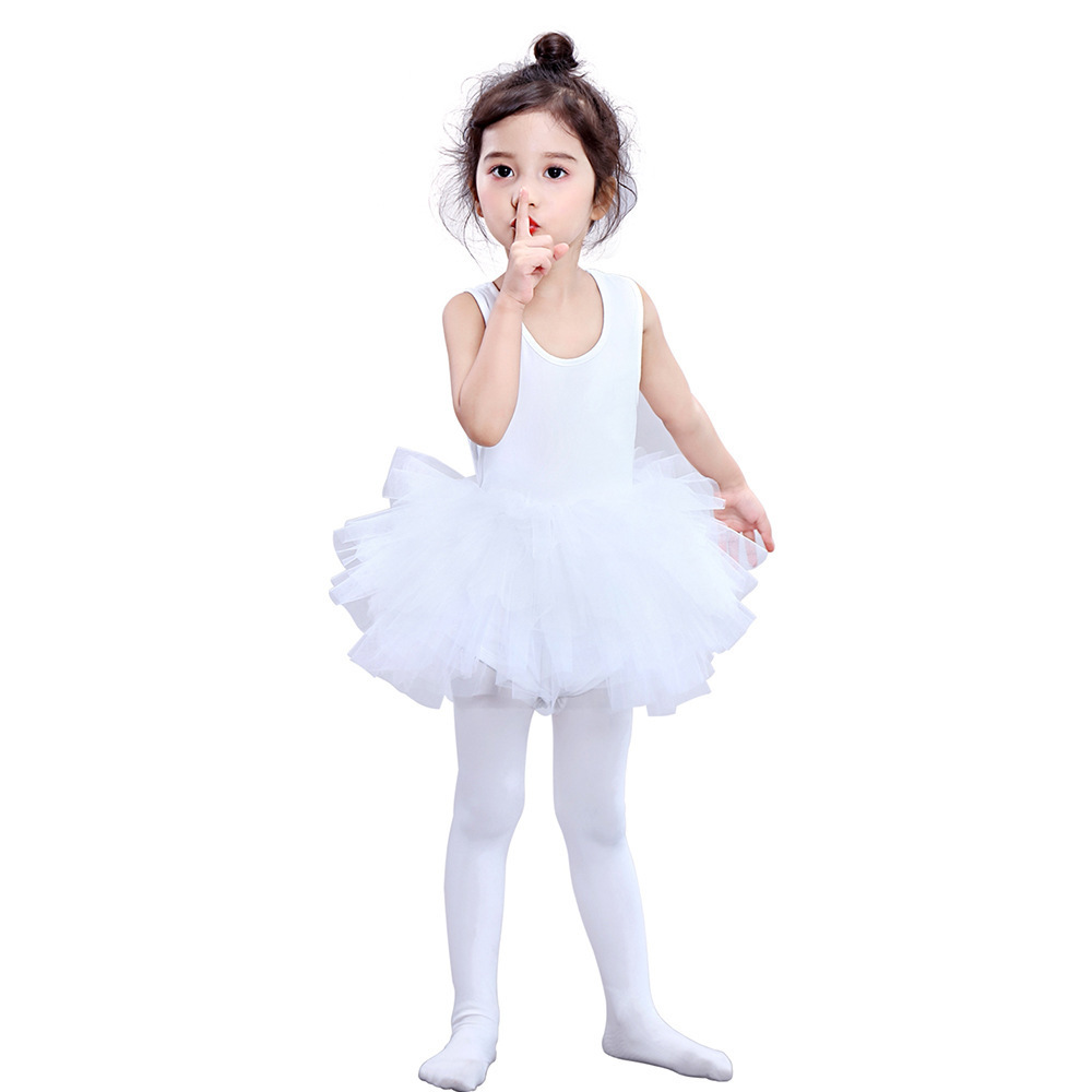 New Arrival Kids Ballet Dancing Clothing Tulle Skirt Woman Soft Swan Dance Training Suit Tutu Skirts Ropa De Ballet