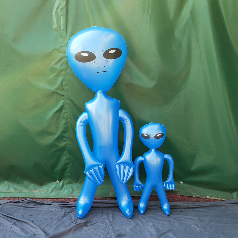 Hot Sale 170 cm Inflatable Alien Toys for Children Boys Party Decorations Inflated Large Doll Kids Funny Inflate Alien Balloons