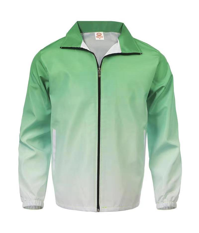 Custom Clothing Fashion Gradient Top Mens Gradient Full Zip Sports Running Mens Sports Jacket Unisex Clothing