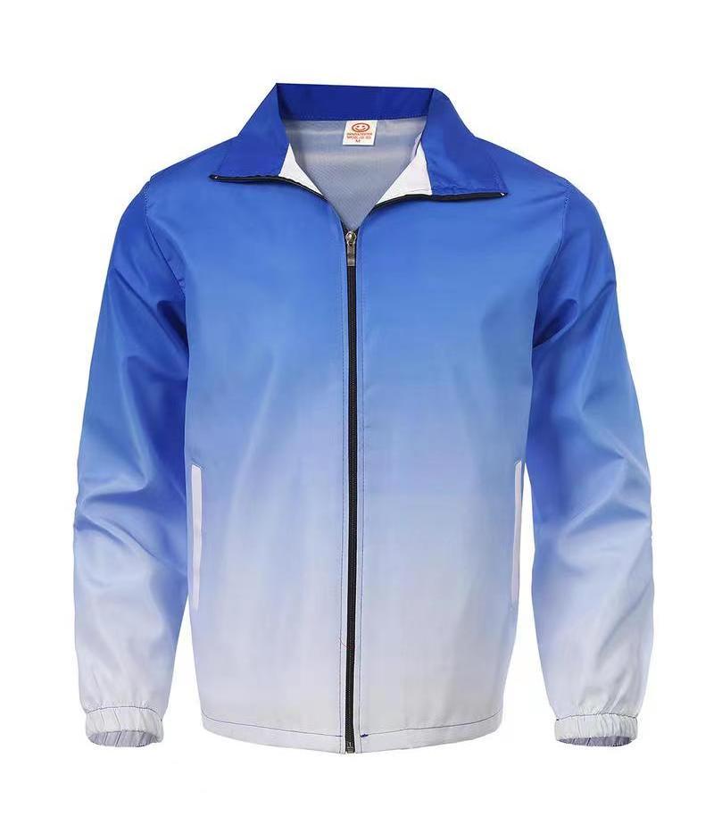 Custom Clothing Fashion Gradient Top Mens Gradient Full Zip Sports Running Mens Sports Jacket Unisex Clothing