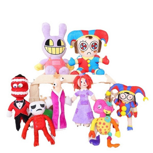 New Design Digital Circus Plush Cute Joker Pomni Stuffed Doll Jax Digital Circus Plush Toy