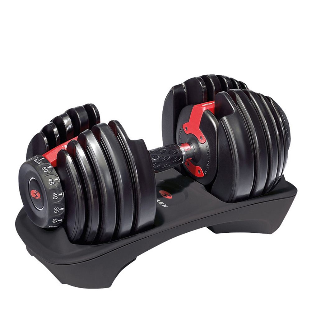 Weight Training Equipment Quick Lock Free Weights 2023 Adjustable Dumbbell Pair Verstelbare Dumbbells in Pair or Single